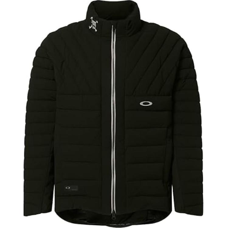 Oakley Black Patterned Zip-Up Long-Sleeve Jacket FOA405726-BLACKOUT