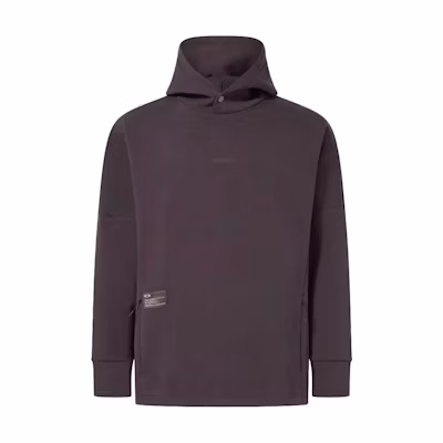 Oakley Black Pullover Hoodie with Solid Logo Patch FOA406361-01N