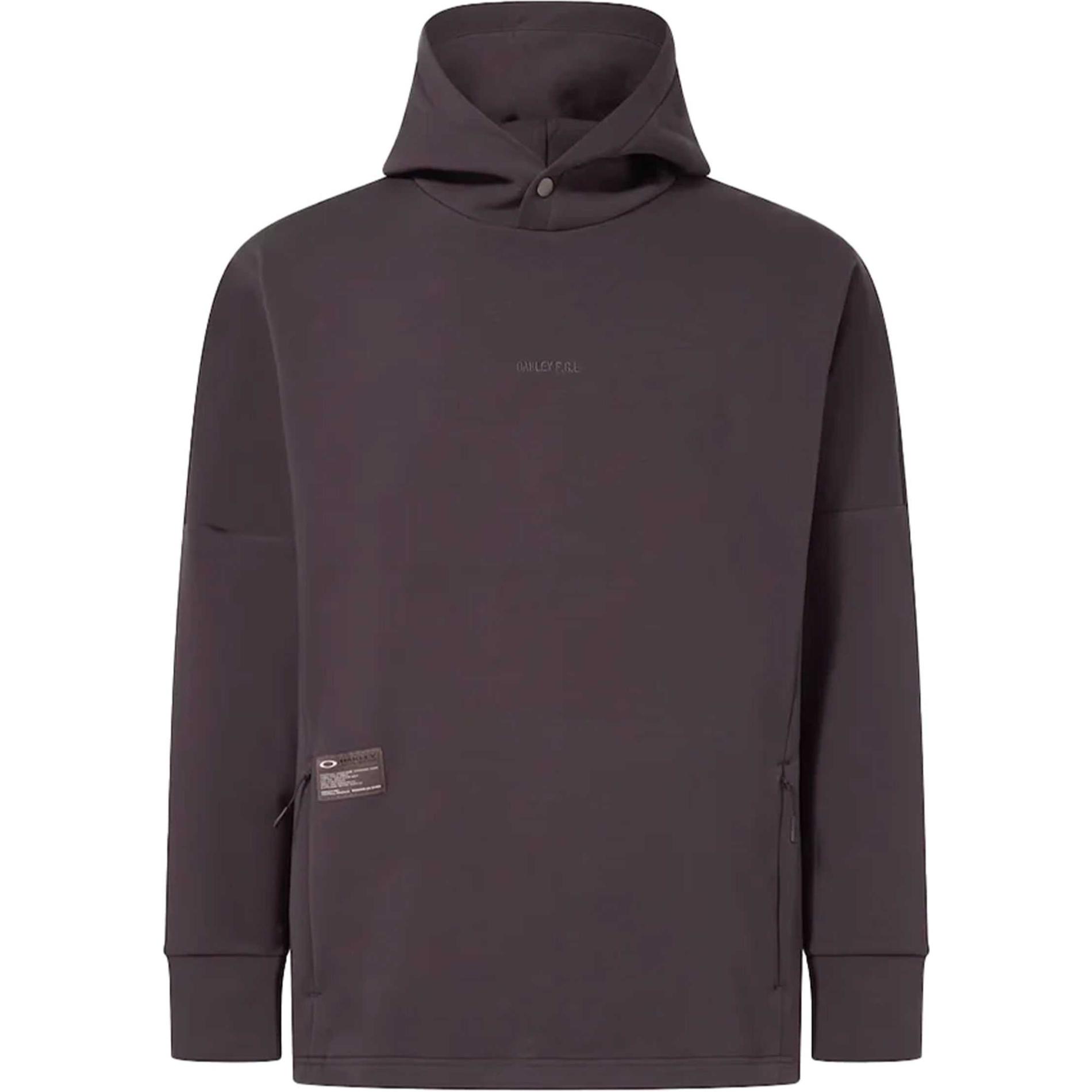 Order Oakley Black Pullover Hoodie with Solid Logo Patch FOA406361-01N