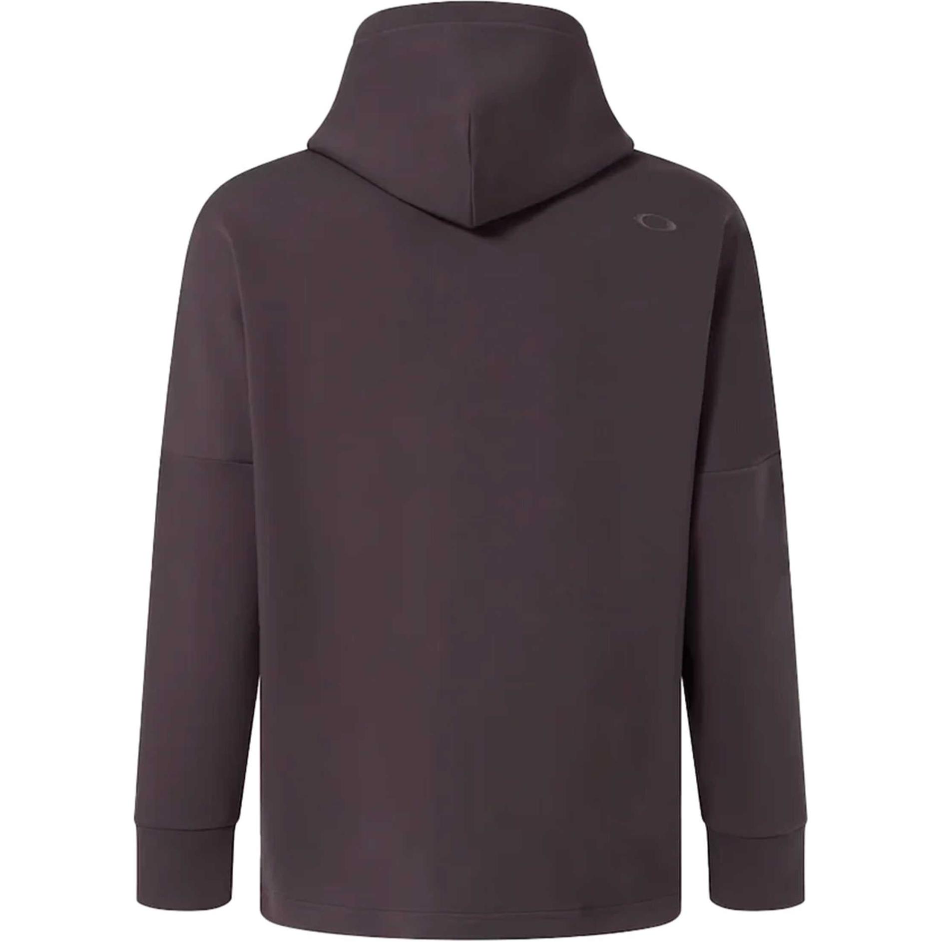 Lookbook Oakley Black Pullover Hoodie with Solid Logo Patch FOA406361-01N