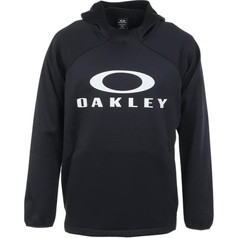 Oakley Black Slim Fit Hoodie with Letter Print and Graphic Design FOA405815-02E