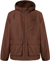 Oakley Brown Solid Color Hooded Casual Jacket FOA404869-31V Oakley Brown Solid Color Hooded Casual Jacket FOA404869-31V