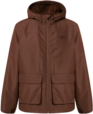 Jaket Casual Hoodie Warna Cokelat Solid Oakley FOA404869-31V Buy Jaket Casual Hoodie Warna Cokelat Solid Oakley FOA404869-31V