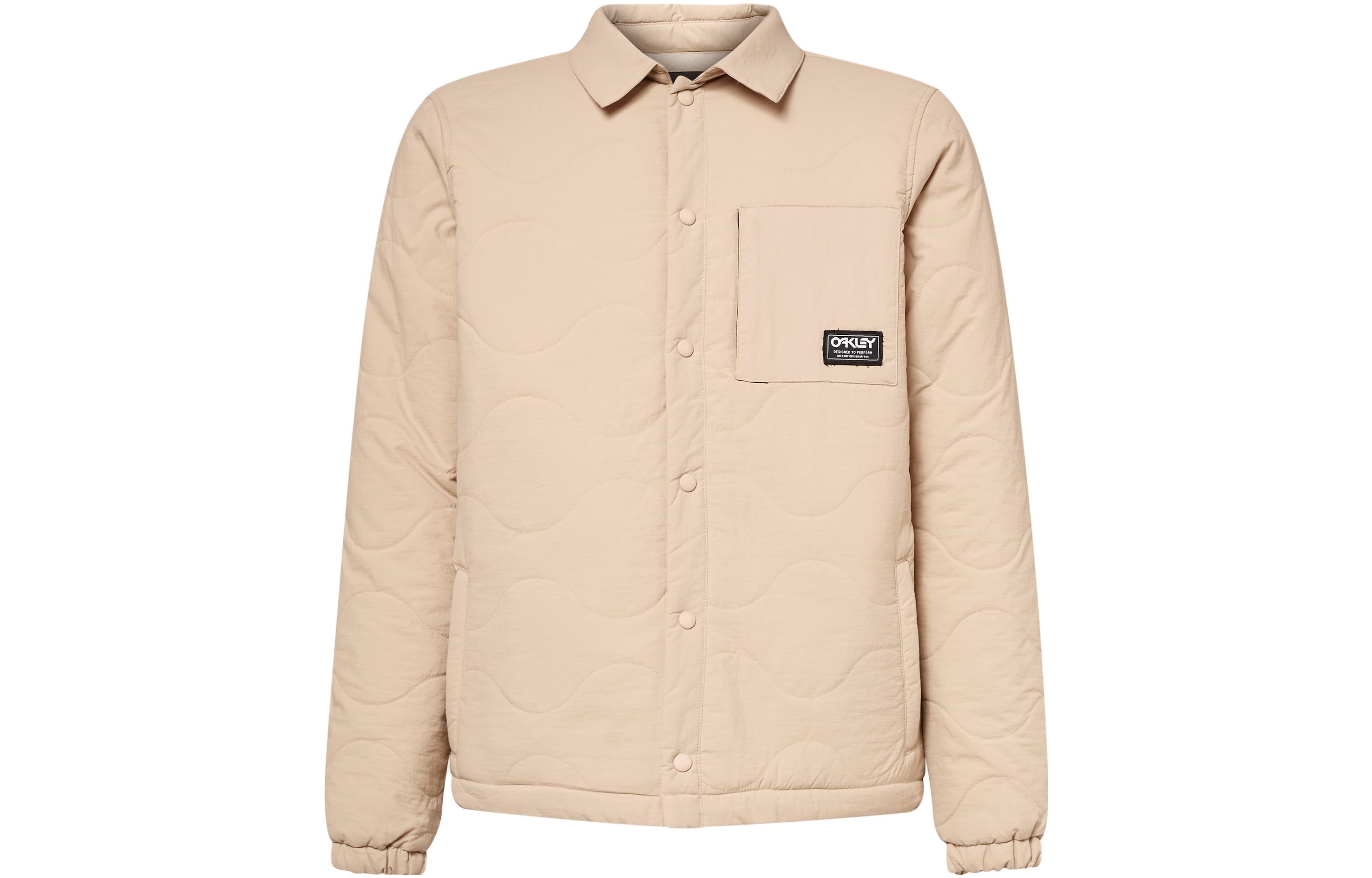 Oakley Casual Button-Up Collar Jacket Beige FOA404870-31R
