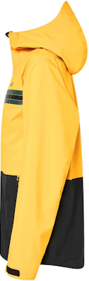 Oakley Casual Color-Block Hooded Jacket Yellow FOA404724-9YF Shop Oakley Casual Color-Block Hooded Jacket Yellow FOA404724-9YF