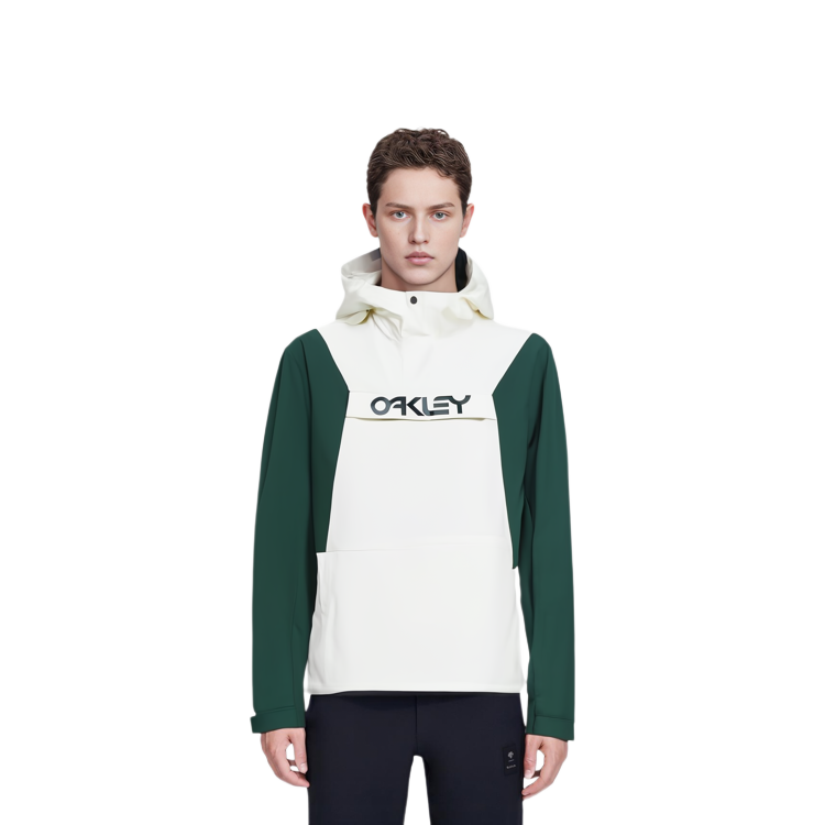 Sizing Oakley Casual Letter Hoodie Jacket Green FOA403652-9WR