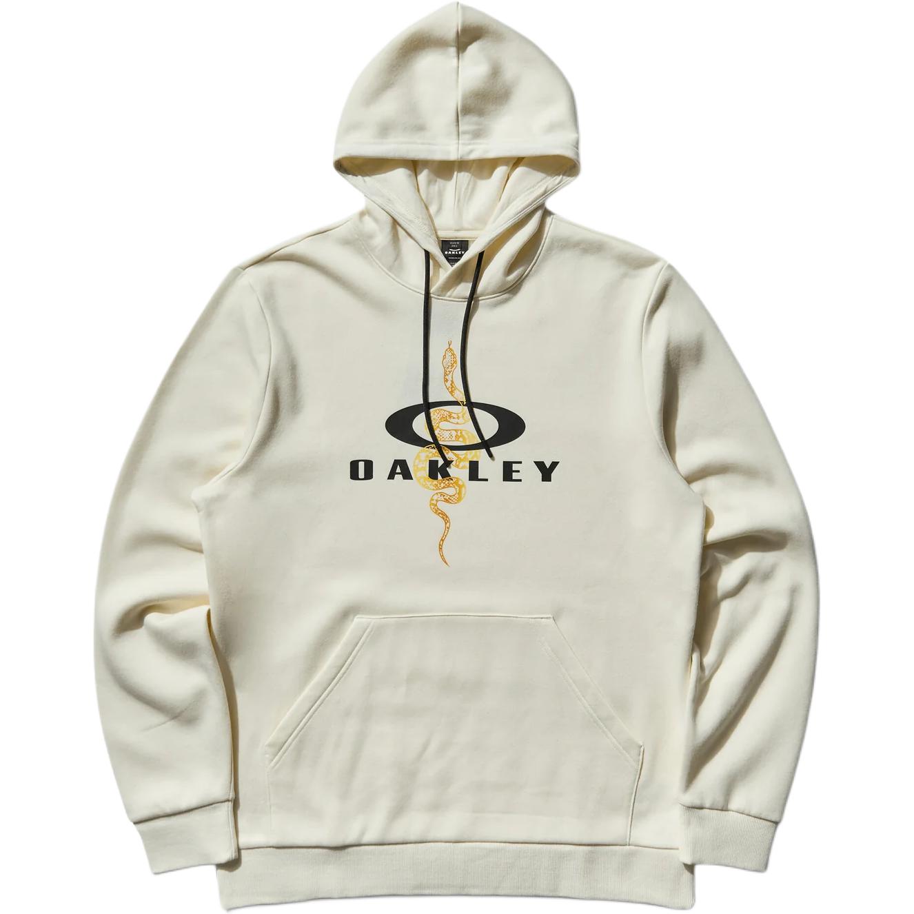 Oakley Classic Logo Cotton Hoodie White - Unisex Casual Pullover. FOA407527-10R
