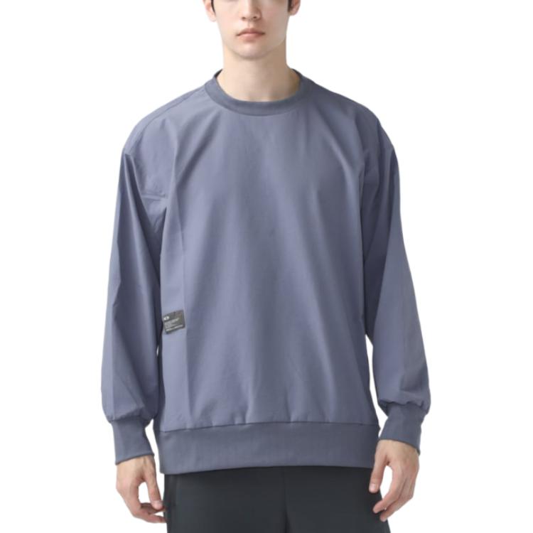 Oakley Crewneck Pullover Logo Slim Fit Sweatshirt Blue Purple FOA406360-62C