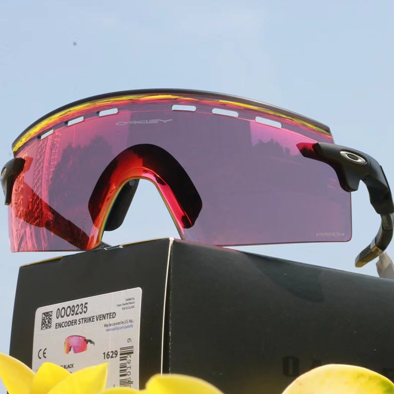 Oakley Driving Running Windproof High-Definition Cycling Sunglasses Unisex 9235 Encoder strike vented 圖 19