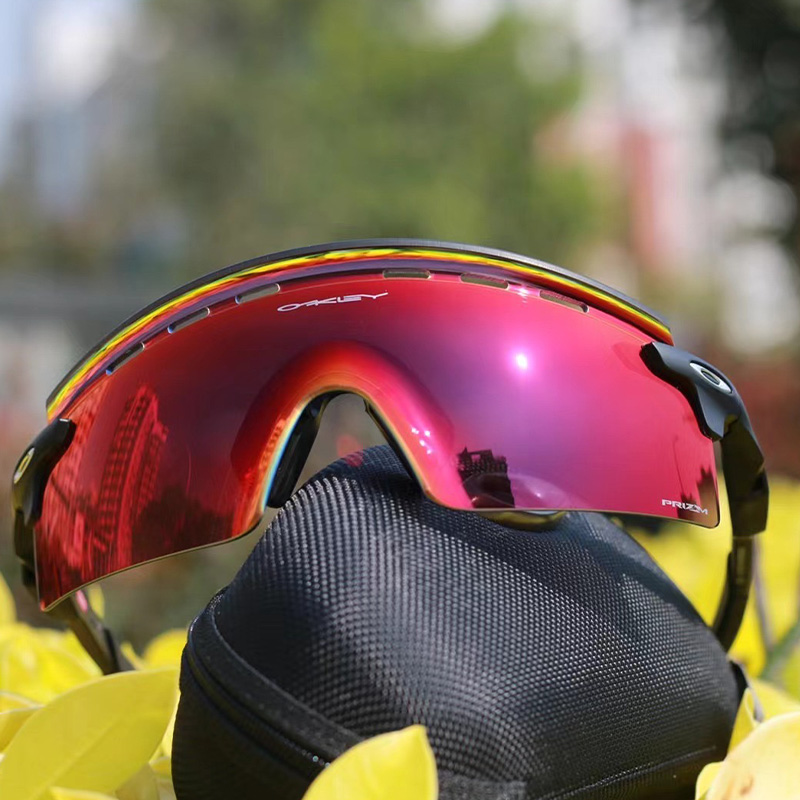 Oakley Driving Running Windproof High-Definition Cycling Sunglasses Unisex 9235 Encoder strike vented 圖 20