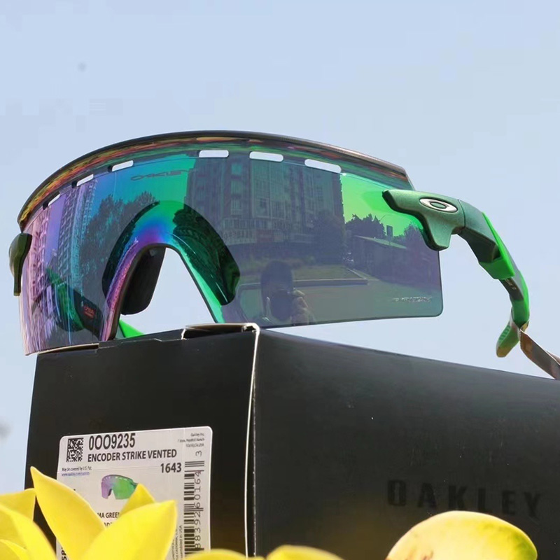 Oakley Driving Running Windproof High-Definition Cycling Sunglasses Unisex 9235 Encoder strike vented 圖 32