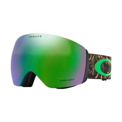 Oakley Flight Deck L Anti-Fog UV Protection Ski Goggles - Jade Green Lens 0OO7074-32