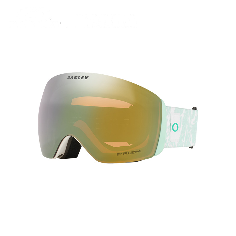 Oakley Flight Deck L Ski Goggles Anti-Fog UV Protection Gold Lens Unisex 0OO7050-C4