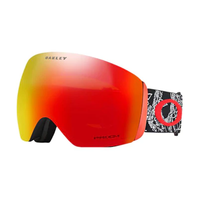 Oakley Flight Deck L Torch Red Snow Goggles Anti-Fog UV Protection Unisex 0OO7074-23