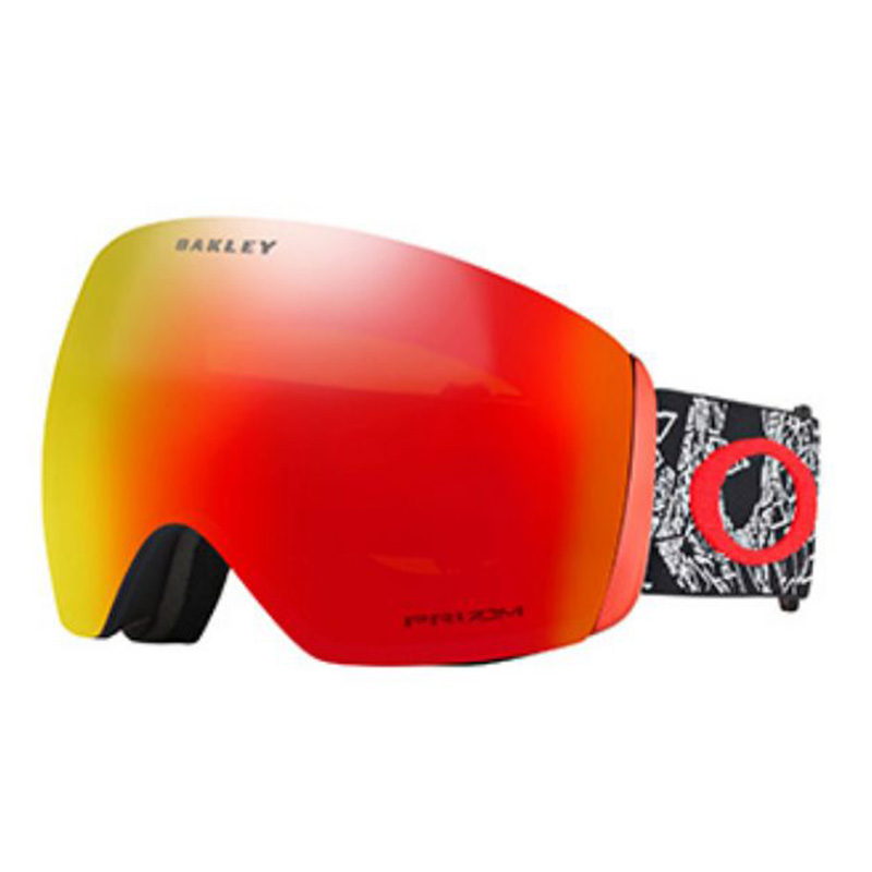 Oakley Flight Deck L Torch Red Snow Goggles Anti-Fog UV Protection Unisex 0OO7074-23 圖 4