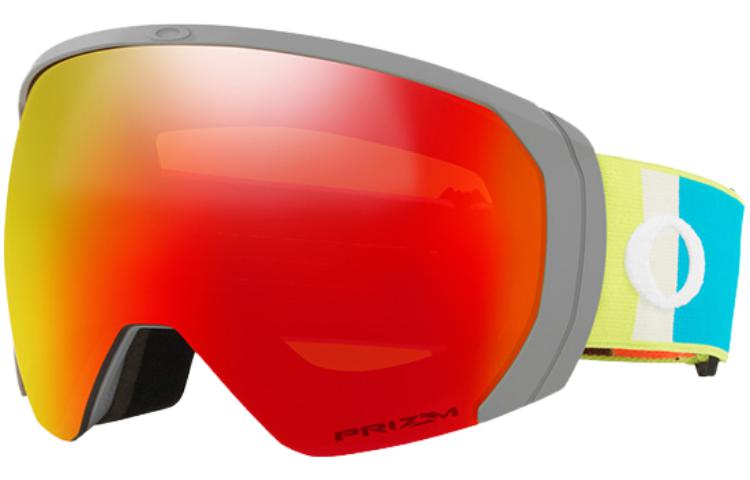 Oakley Flight Path L Red Yellow Anti-Fog Windproof Ski Goggles for Sunny Weather 0OO7110-42 圖 2