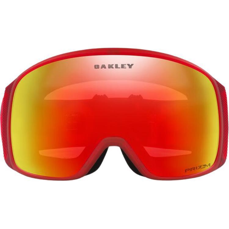 Oakley Flight Tracker L Anti-Fog Ski Goggles Unisex Red Yellow Lens All-Weather OO7104-72 圖 4