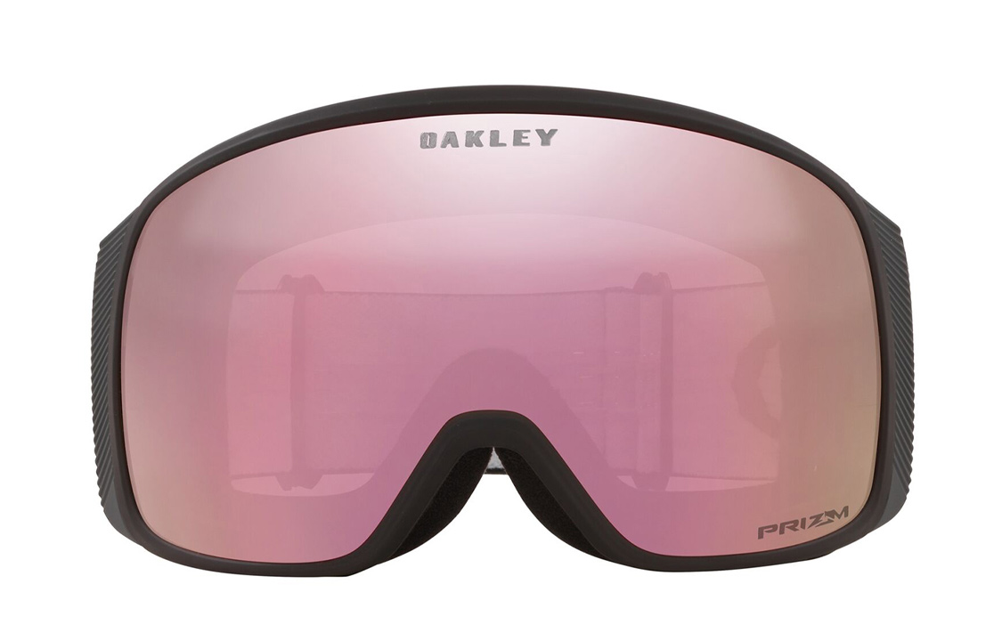 Lookbook 奥克利Flight Tracker L粉色男女通用滑雪护目镜适合阴天及多云天气 0OO7104-03