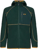 Oakley FW23 Logo Print Full-Zip Hoodie Jacket Green FOA404731-7BC Oakley FW23 Logo Print Full-Zip Hoodie Jacket Green FOA404731-7BC