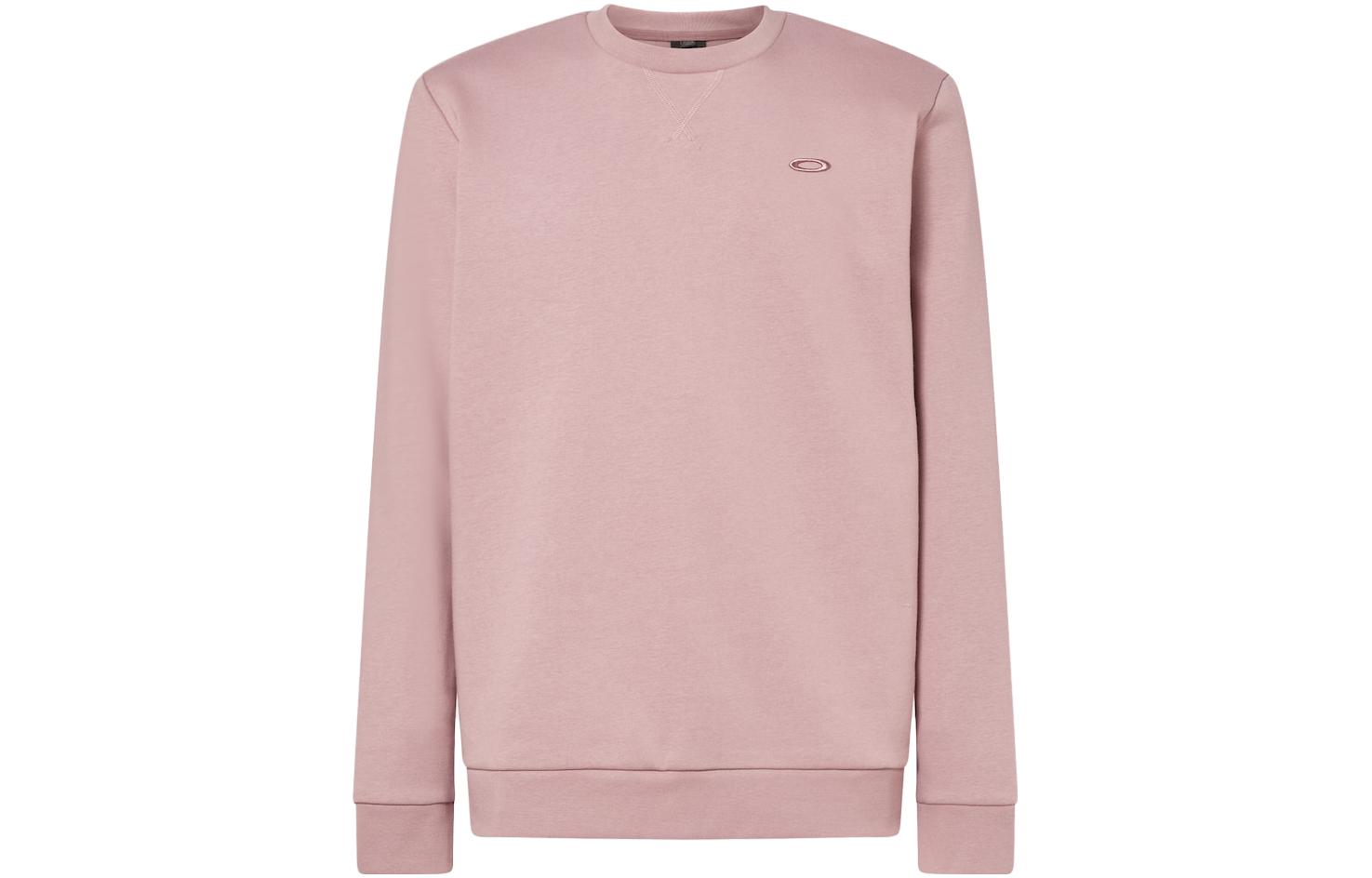 Oakley FW23 Pink Crewneck Sweatshirt with Solid Logo Design for Men FOA404846-8A6