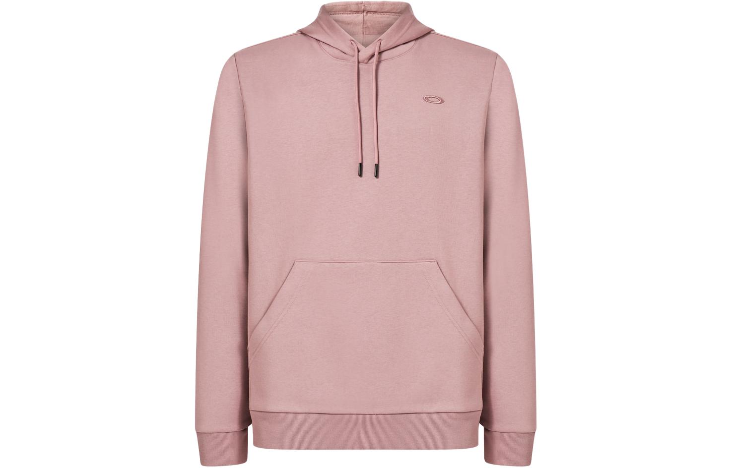 Oakley FW23 Pink Hoodie with Logo Embroidery and Drawstring FOA404847-8A6