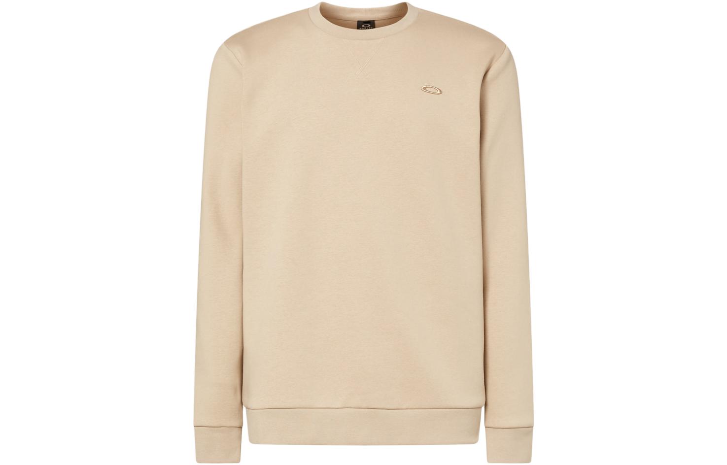 Oakley FW23 Solid Logo Crewneck Sweatshirt Khaki FOA404846-31R