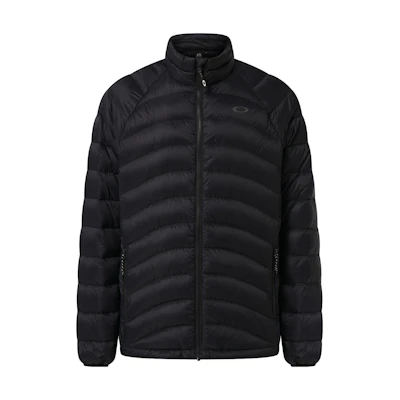 Oakley FW24 Black Insulated Stand Collar Zip-Up Down Jacket FOA404730-02E