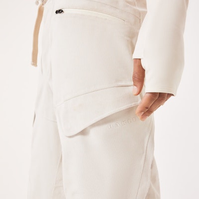 Oakley 秋冬款纬线弹力灯芯绒休闲裤 - 白桦白色。 FOA406153-13B 2