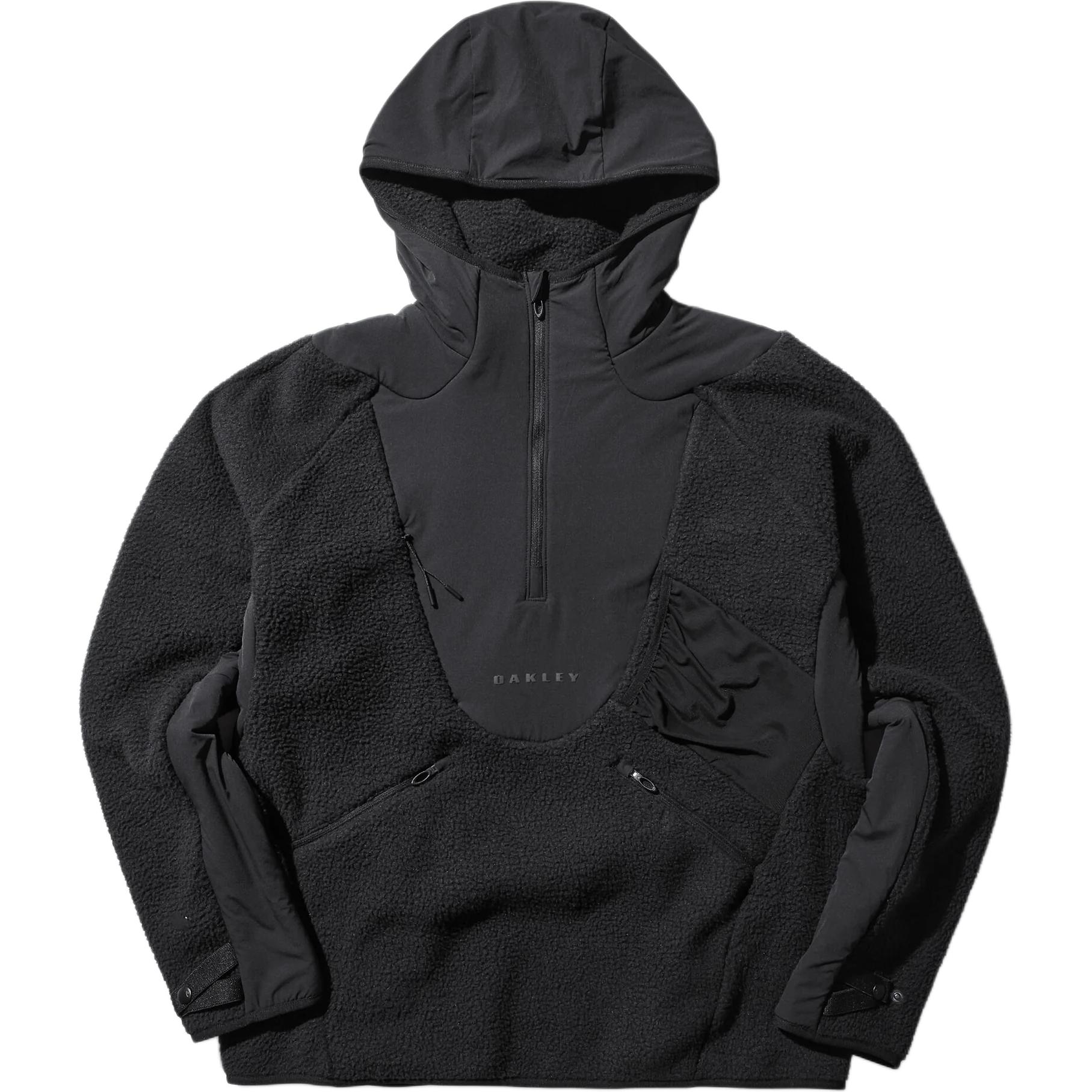 Order Oakley FW24 Latitude Flex Sherpa Blackout Black Hooded Jacket FOA406149-02E