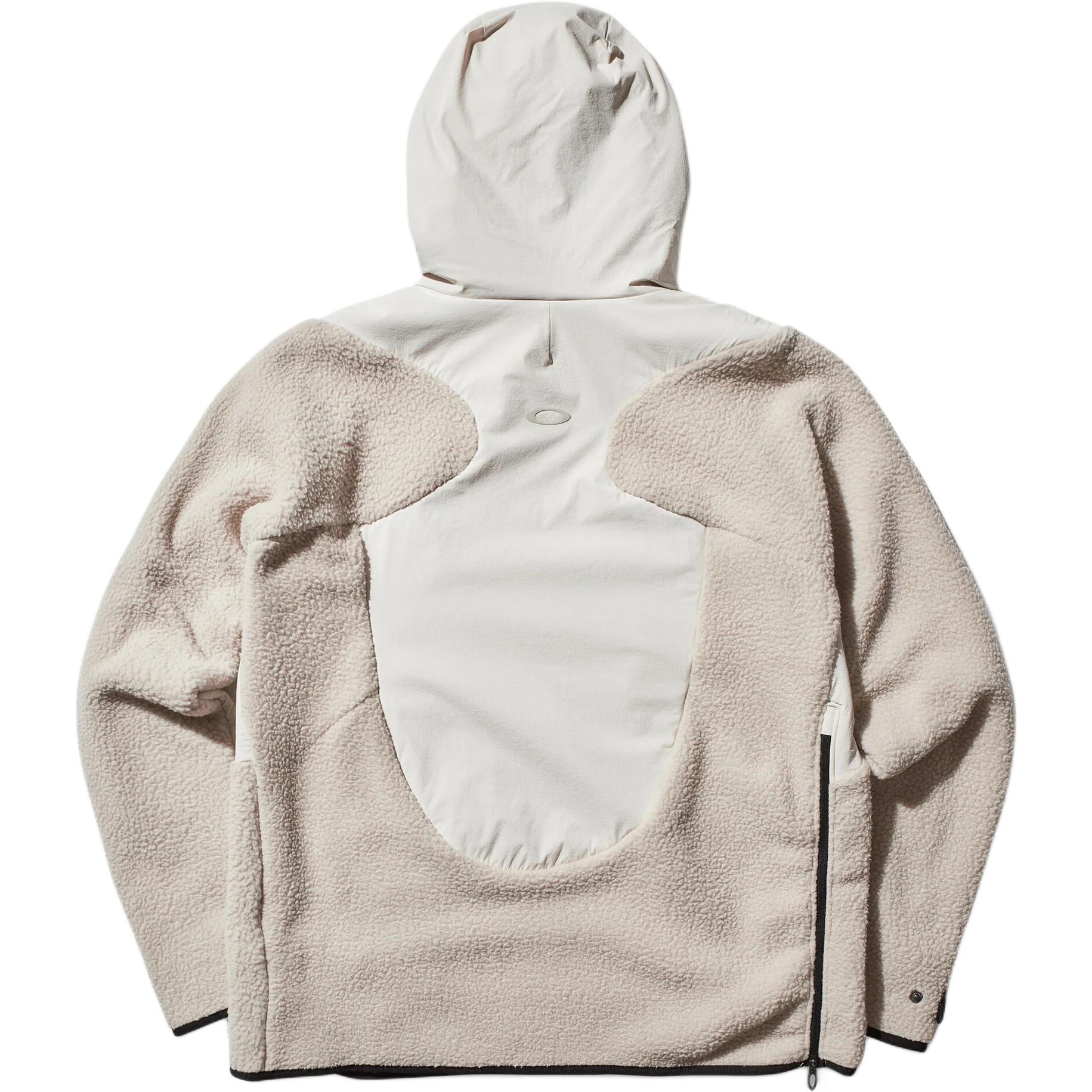 Lookbook Oakley FW24 Latitude Flex Sherpa Blackout Hoodie Jacket White Brown FOA406149-13B