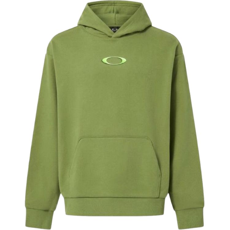 Oakley GLOBAL Series MTL PO Green Logo Hoodie - Stylish & Comfortable FOA405443-07N