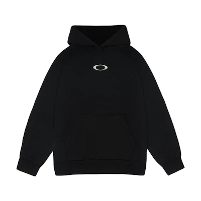 Oakley GLOBAL Series MTL PO Retro Hoodie Unisex Black Long Sleeve Stylish Casual Wear FOA405443-02E