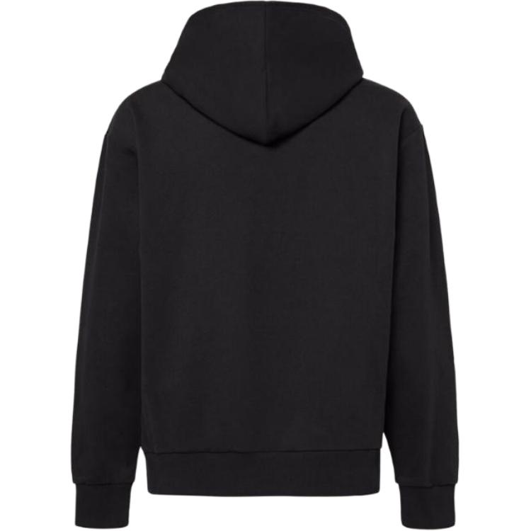 Lookbook Oakley GLOBAL 系列 MTL PO 復古連帽衫 男女 黑色長袖 時尚休閒穿搭 FOA405443-02E