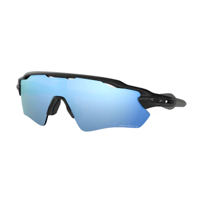 Oakley Irregular Shape Sunglasses Unisex Black - English Text Lens Design 0OO9208-55