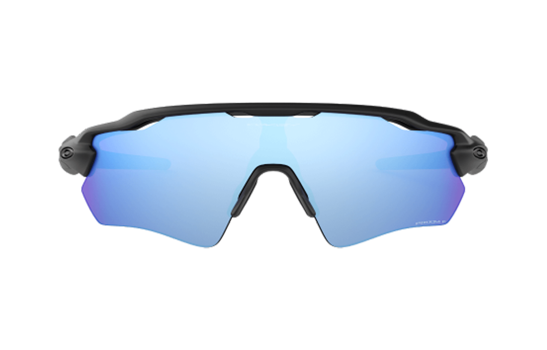 Oakley Irregular Shape Sunglasses Unisex Black - English Text Lens Design 0OO9208-55 圖 3