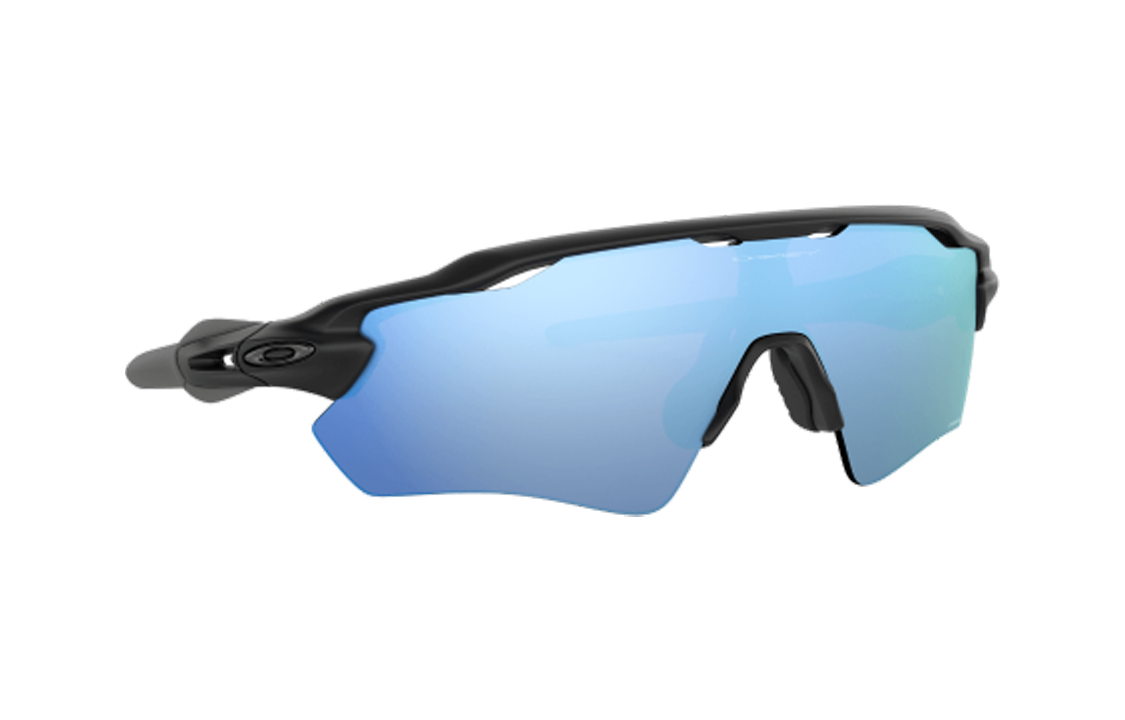 Oakley Irregular Shape Sunglasses Unisex Black - English Text Lens Design 0OO9208-55 圖 4