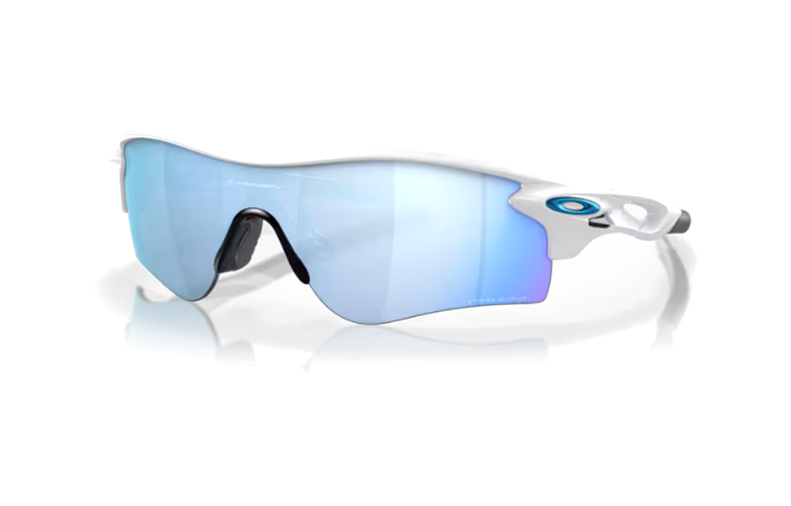Oakley Irregular Shape Windproof Sunglasses for Men - White. 0OO9206-92