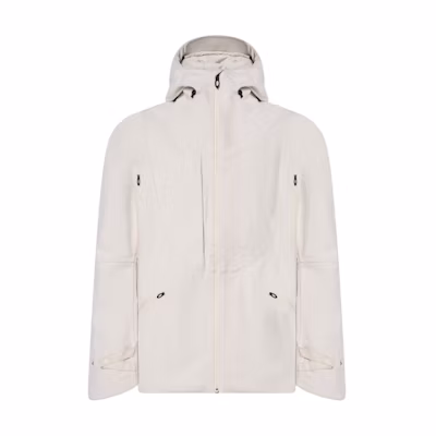 Oakley Latitude Flex Tech White Zipper Hoodie Jacket Unisex Birch Color. FOA406151-13B