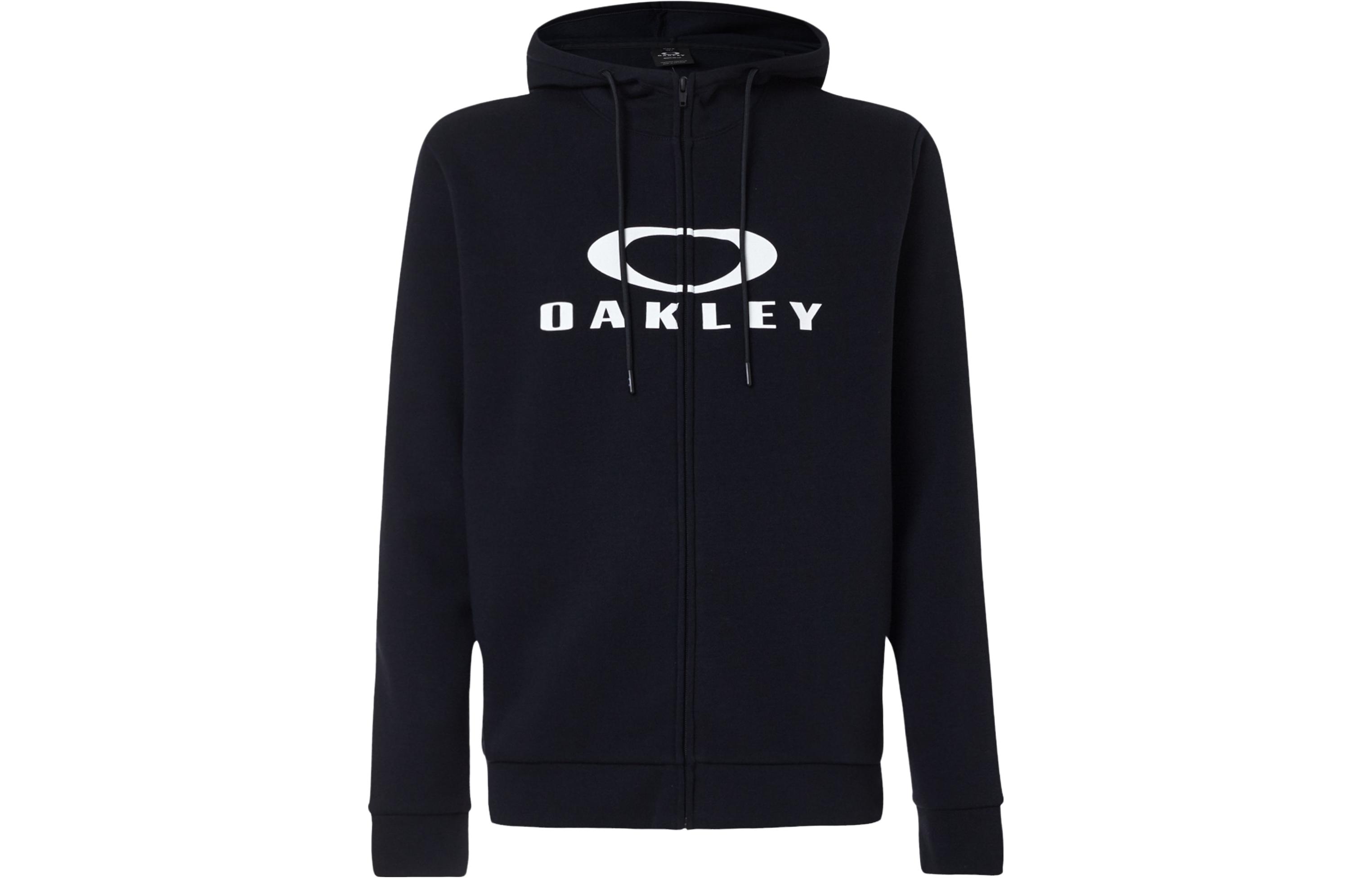 Oakley Letter Pattern Pullover Hoodie - Deep Black FOA402598-022