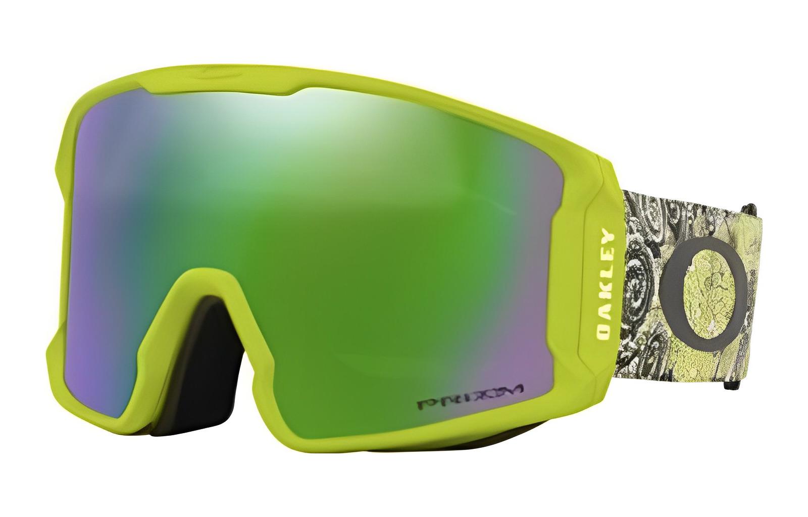 Order Oakley LINE MINER Kacamata Ski Anti-Angin Unisex Biru-Hijau Stylish Segala Cuaca 0OO7070-A7