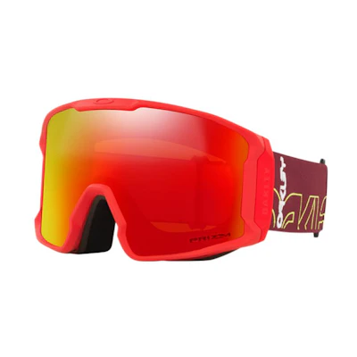 Oakley LINE MINER L Anti-Fog Ski Goggles Red Unisex for All Weather Conditions 0OO7070-A1