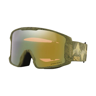 Oakley LINE MINER L Anti-Fog Snow Goggles Unisex Green for Skiing Cloudy Days 0OO7070-E2