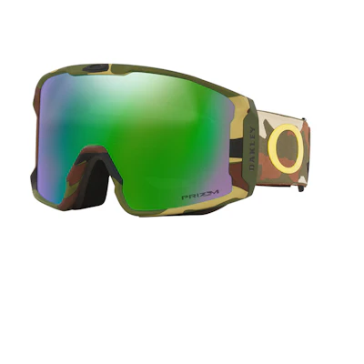 Oakley LINE MINER L Green Lens Anti-Fog UV Protection Ski Goggles Unisex 0OO7070-81