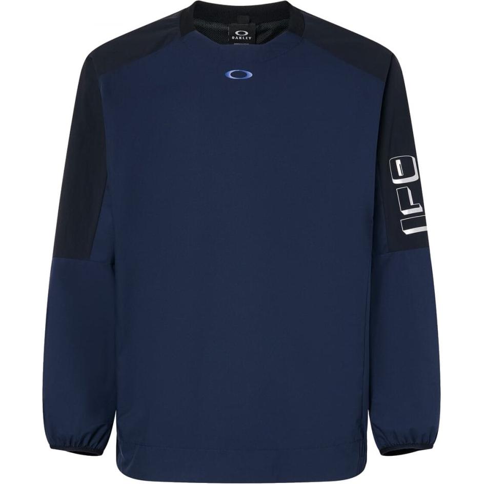 Oakley Logo Crewneck Pullover Sweatshirt Navy Blue FOA405814-6AC