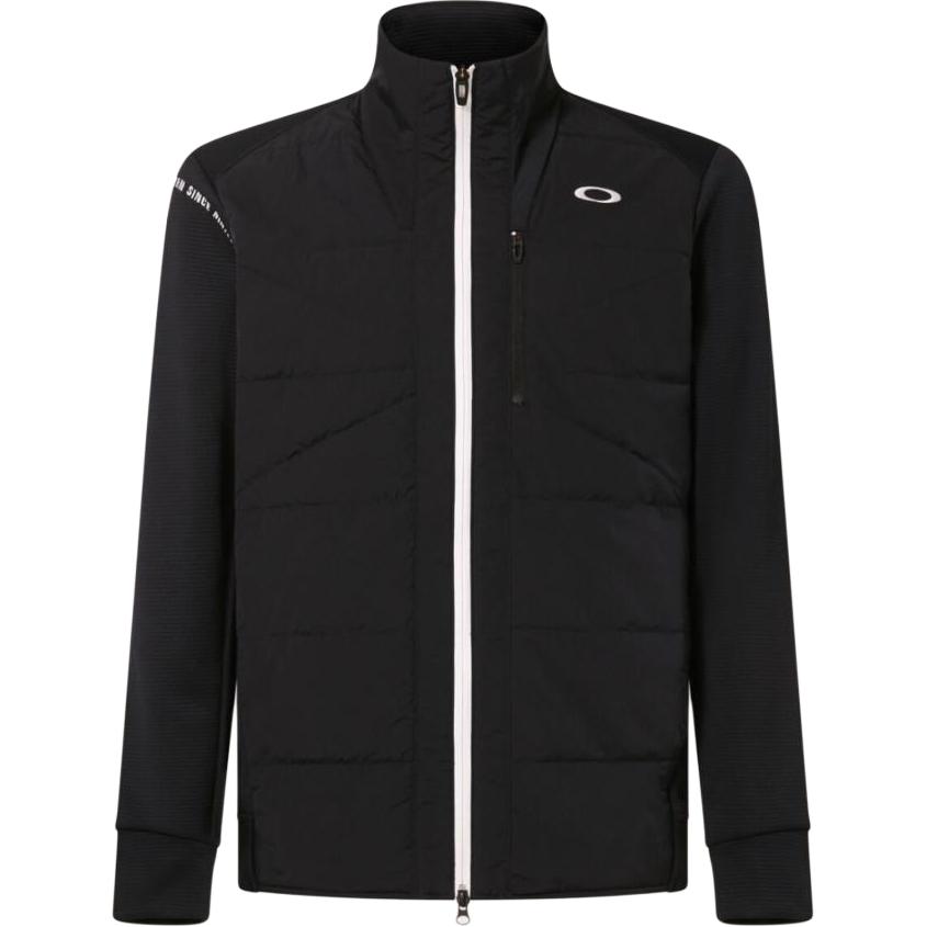 Oakley Logo Graphic Zip-Up Jacket Black Long-Sleeve Top FOA405729-02E