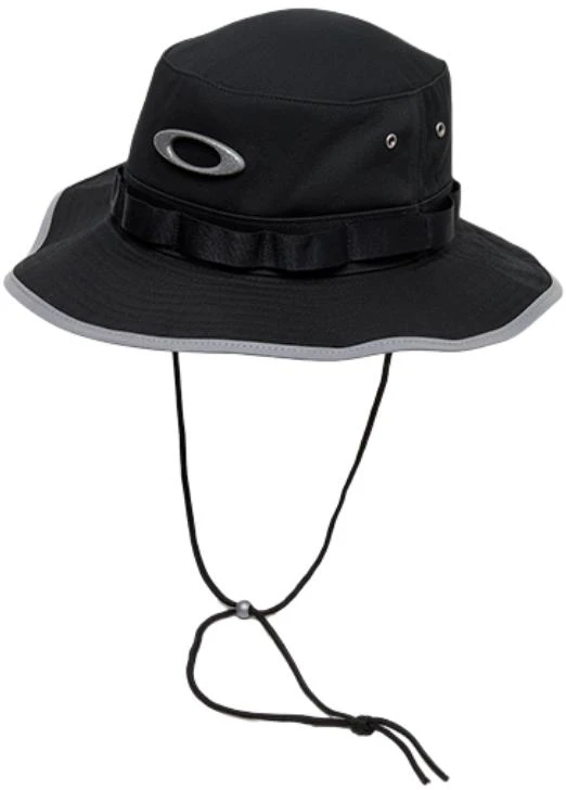 oakley-logo-outdoor-uv-protection-hiking-fisherman-hat-black-unisex-couples-style-fos-901502