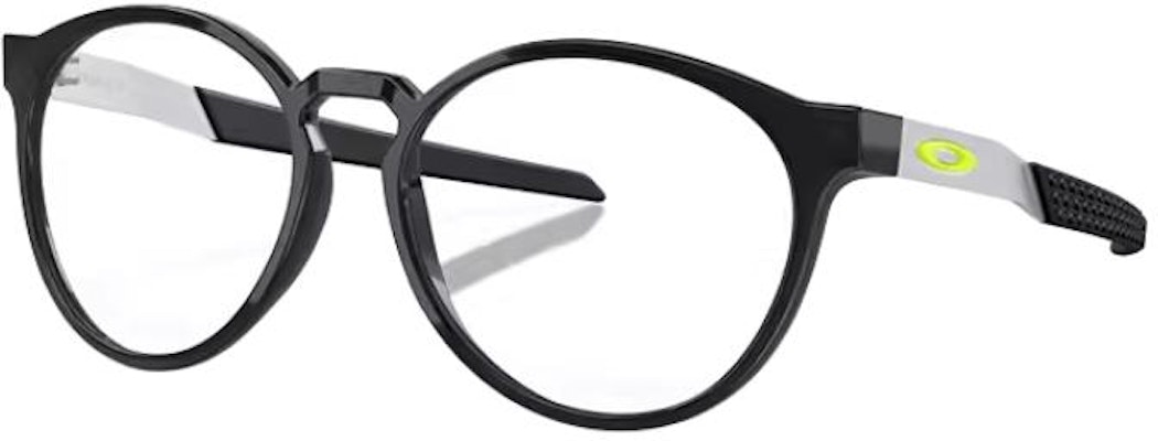 Oakley Logo Oval Kacamata Optik Unisex Hitam/Abu/Transparan/Hitam Gelap 0OX8184 3