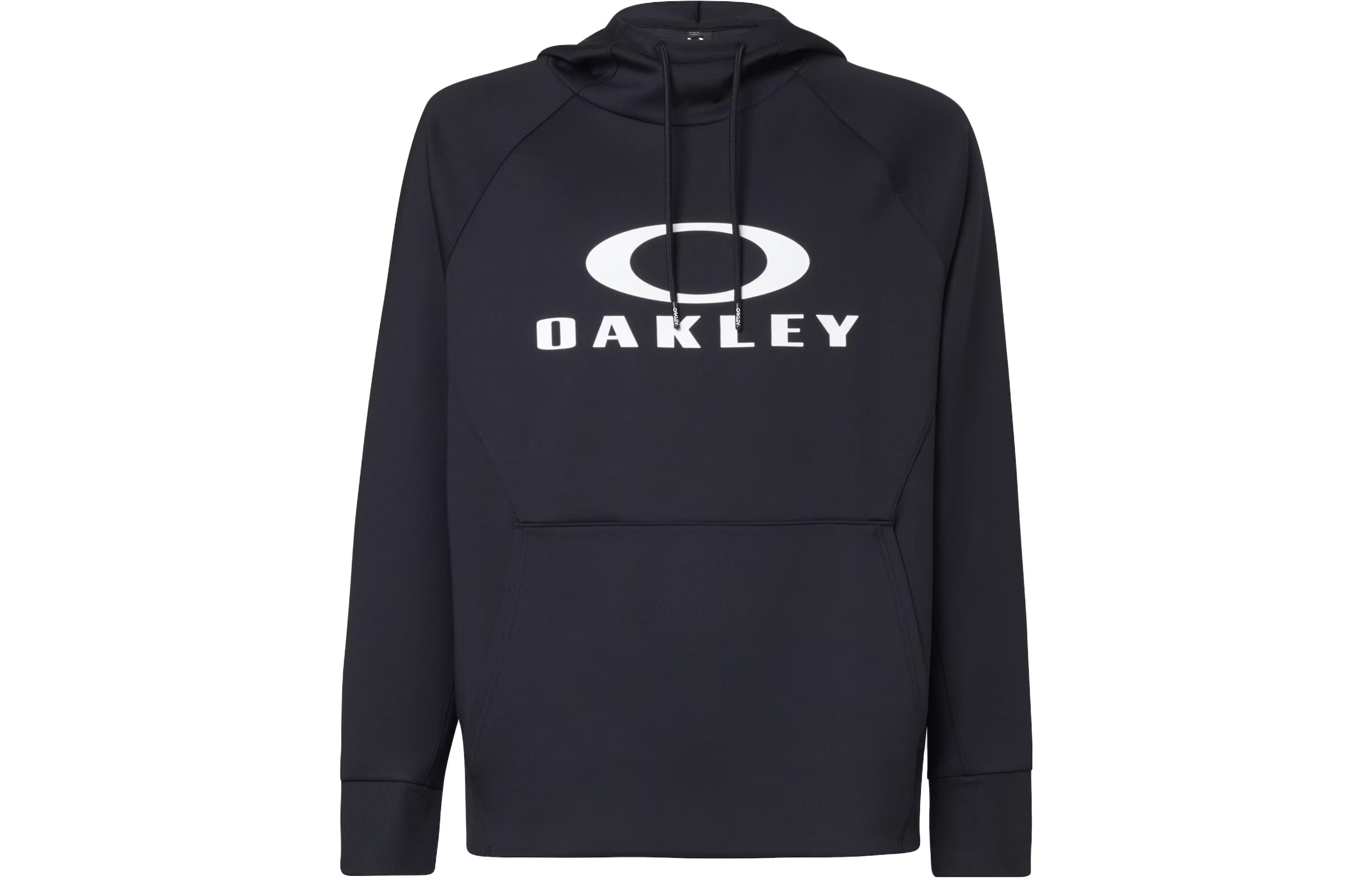 Oakley Logo Pullover Hoodie Unisex Black - Comfortable Fit and Soft Material FOA402382-02E