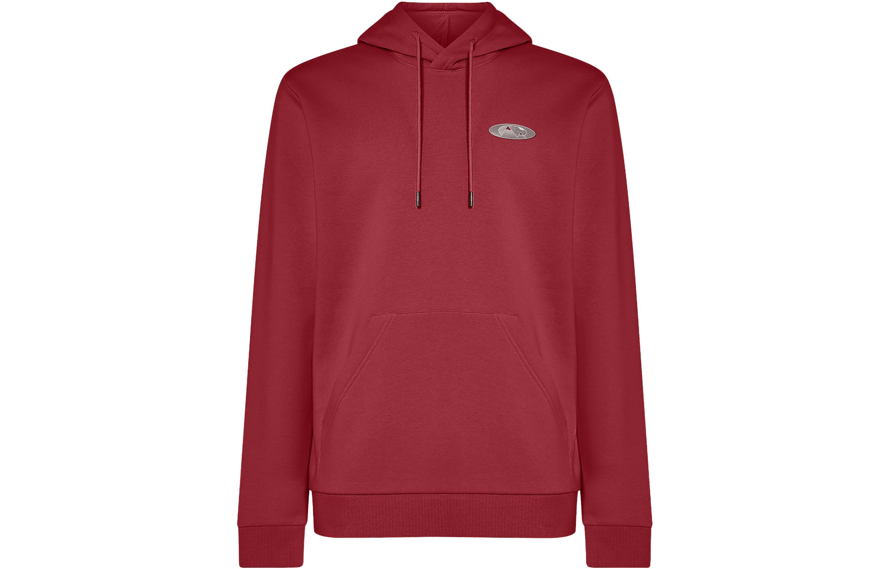 Oakley Patterned Printed Long-Sleeve Sweatshirt Iron Red FOA404854-80U