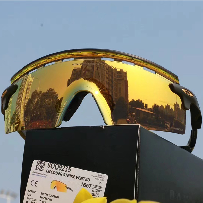 Oakley Polarized Cycling Sunglasses UV Protection for Driving, Running & Outdoor Sports 9235 Encoder strike vented 923 圖 41